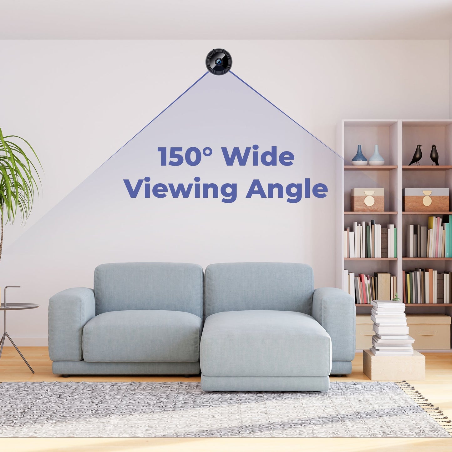 Wireless Indoor Security Camera Pro - Protect Your Family from Robberies and Burglaries