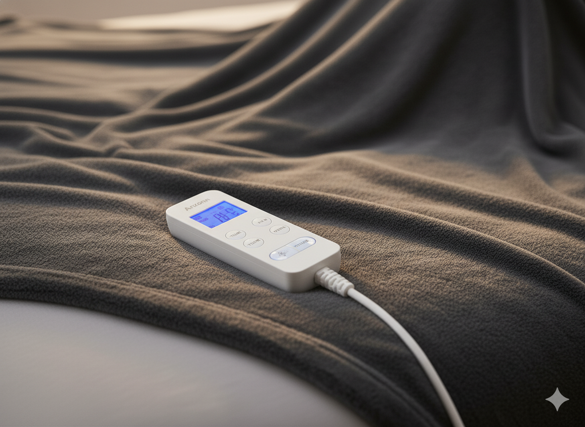 Electric Heated Throw Blanket – 10 Heat Settings, 1–10h Timer, Washable 220GSM Fleece, Digital Remote, 160×130cm