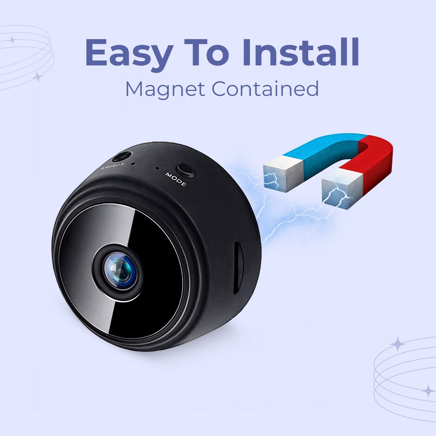 Wireless Indoor Security Camera Pro - Protect Your Family from Robberies and Burglaries