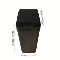 CleanWave™ Smart Sensor Trash Can – Touchless Automatic Bin, 12L Compact Design