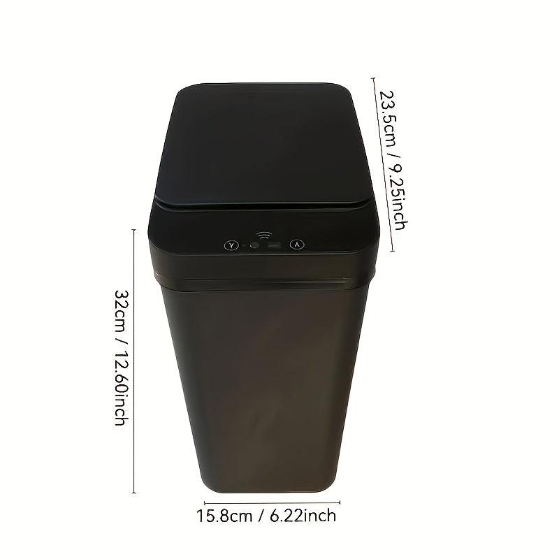 CleanWave™ Smart Sensor Trash Can – Touchless Automatic Bin, 12L Compact Design